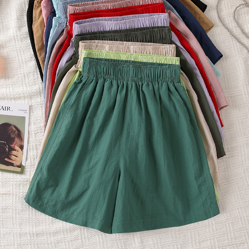 松紧腰阔腿裤女大码胖mm