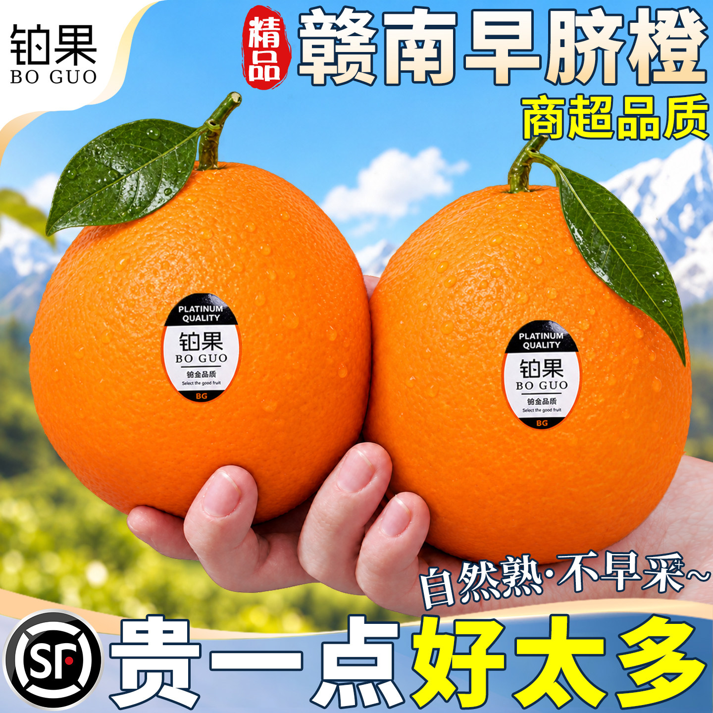 顺丰次日达！赣南早橙官方旗舰店