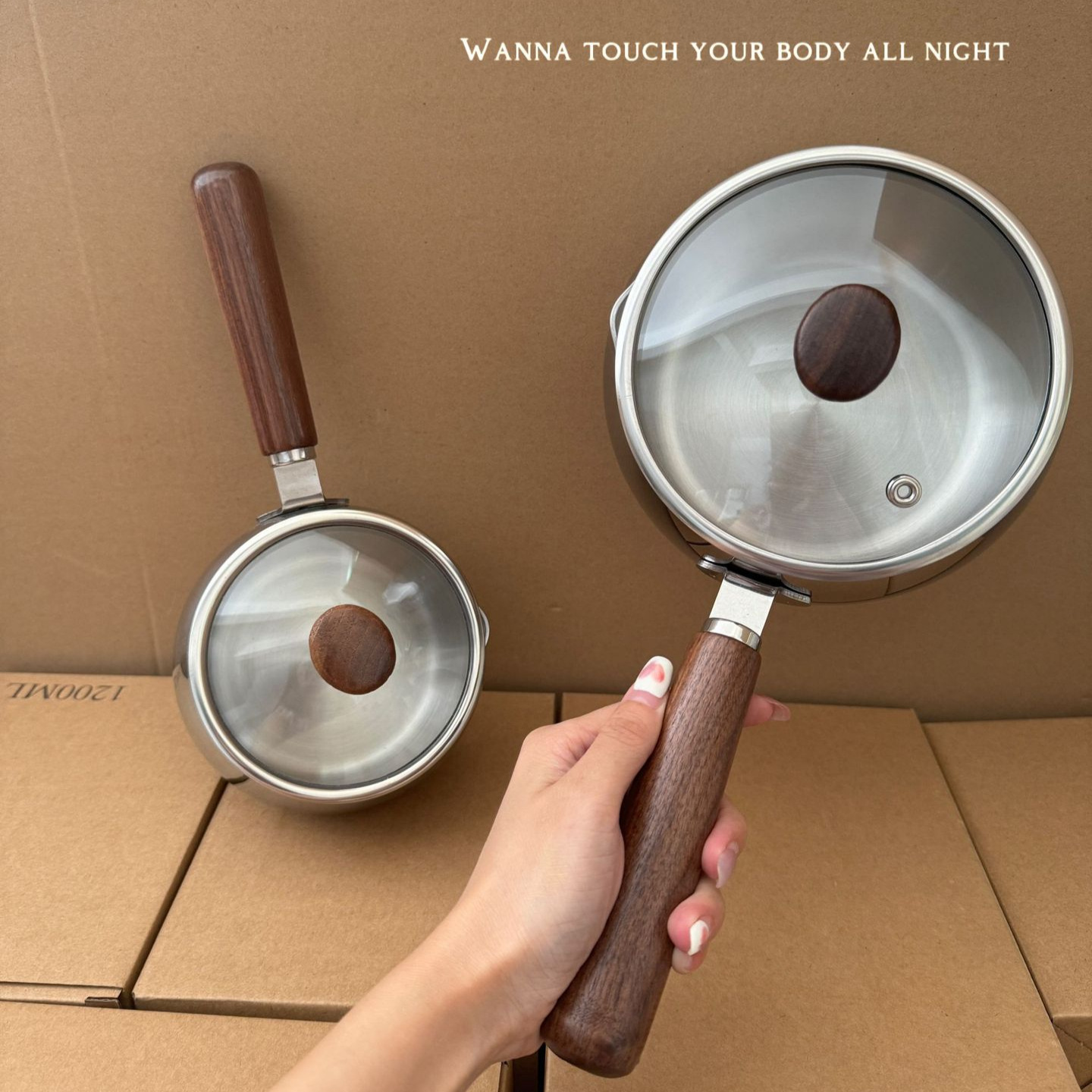 米诺家316不锈钢胡桃木榉