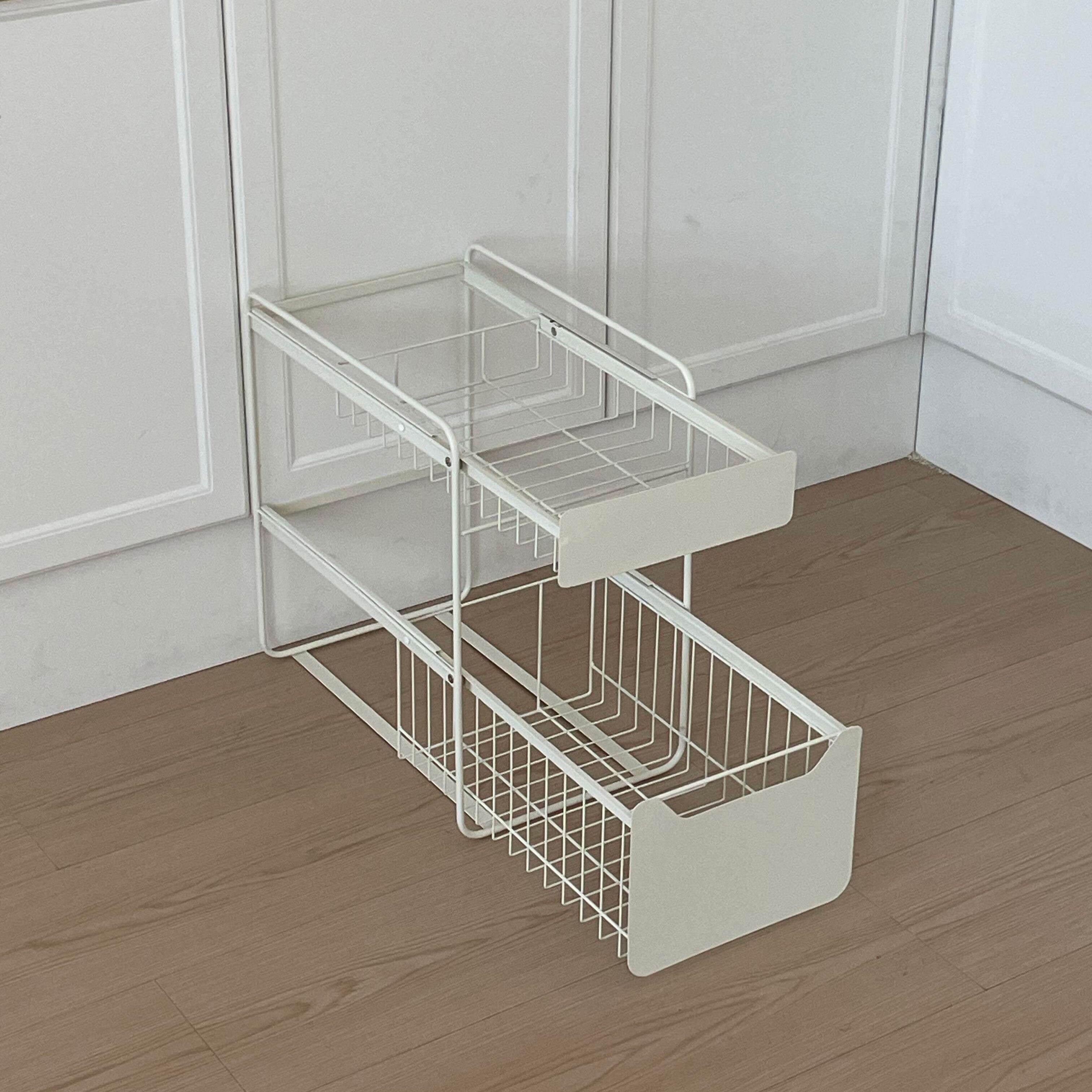 【收纳好物】下水槽置物架厨房浴室柜下收纳分层卫生间厕所柜子