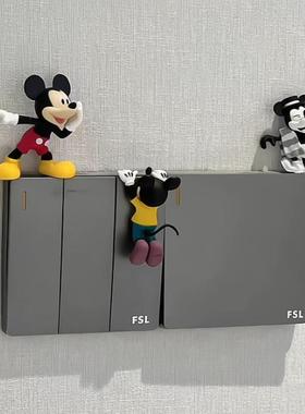 家居好物 | 米奇开关装饰可视门铃入户玄关摆件改造房间的小物件