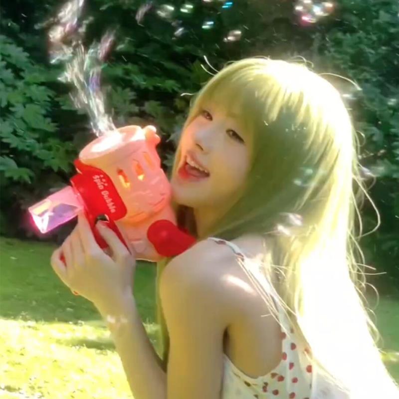 手持泡泡机全自动多孔儿童吹泡泡玩具户外野餐拍照道具出片神器