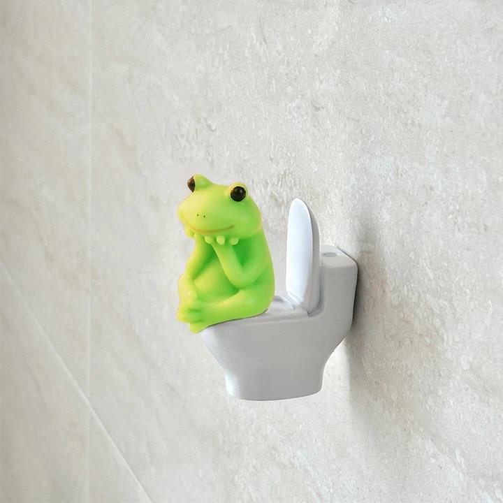 【厕所搭子】马桶青蛙摆件桌面可爱稀奇古怪卫生间好物创意小礼物