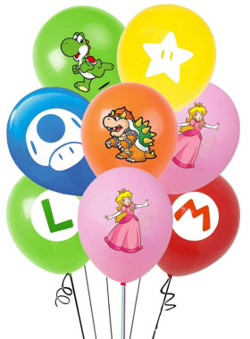 Super Mario Game Mario Theme Balloon Set Children's Birthday