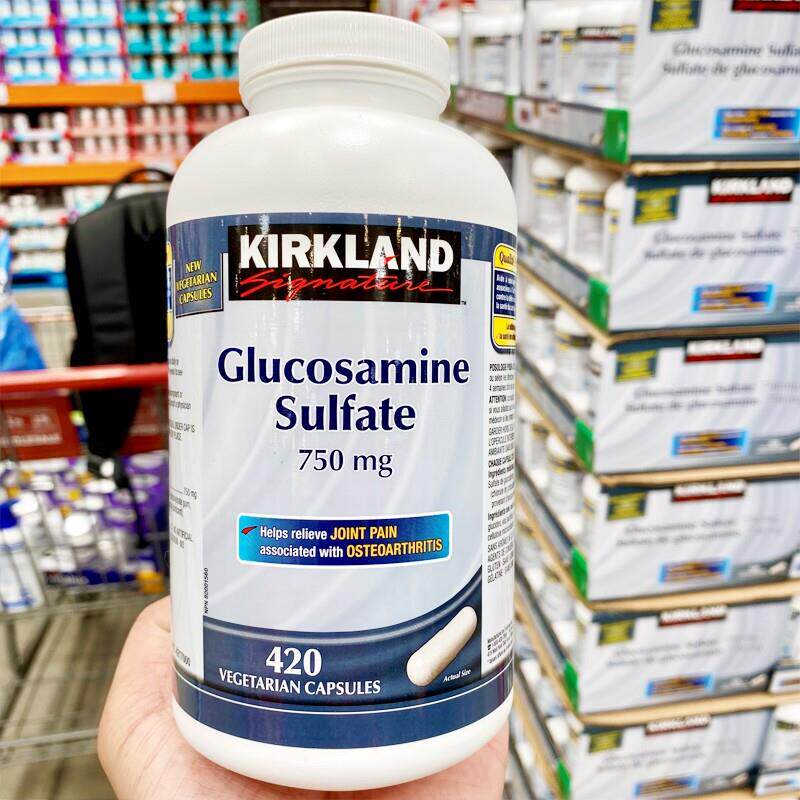 现货加拿大Kirkland柯克兰硫酸氨糖软骨素 骨胶原 750mg 420粒