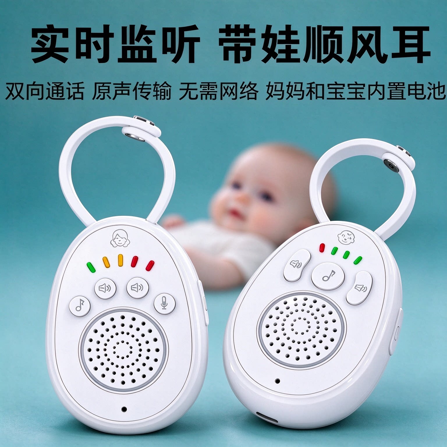 婴儿看护器智能哭声报警