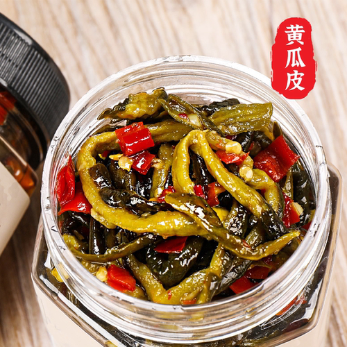 湖南特产脆椒黄瓜皮农家下饭菜