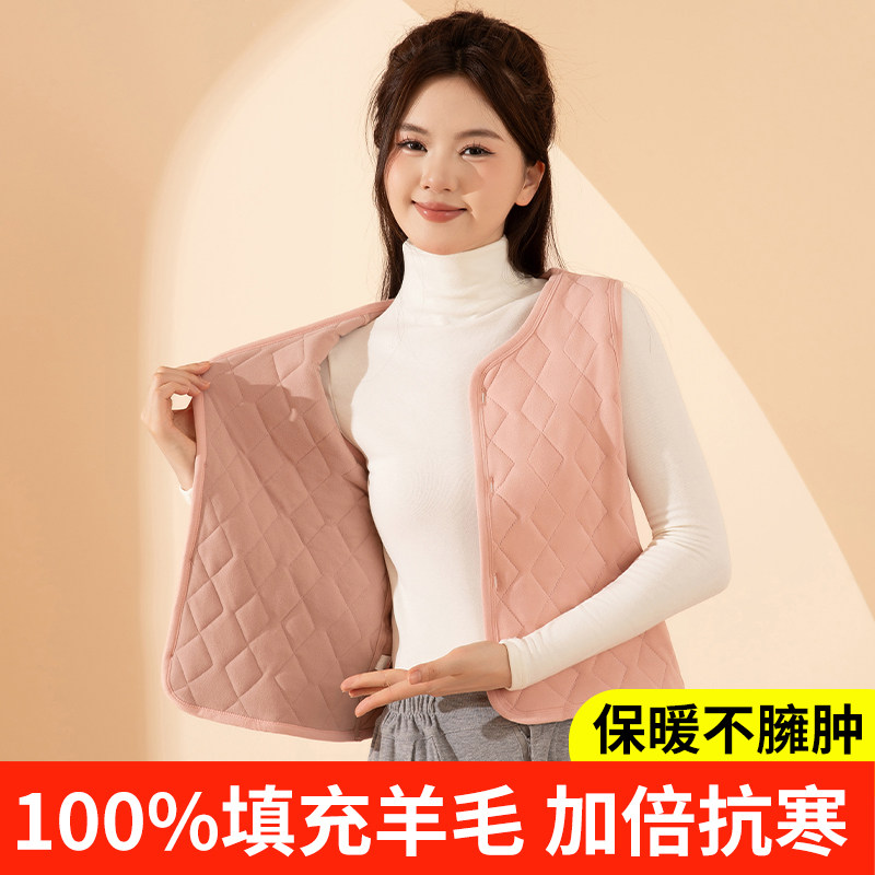 保暖马甲背心女款秋冬季内穿加绒加厚校服神器2024新款内胆棉马夹,女士内衣/男士内衣/家居服,保暖背心,淘宝优惠券,粉丝福利购,淘宝优惠卷