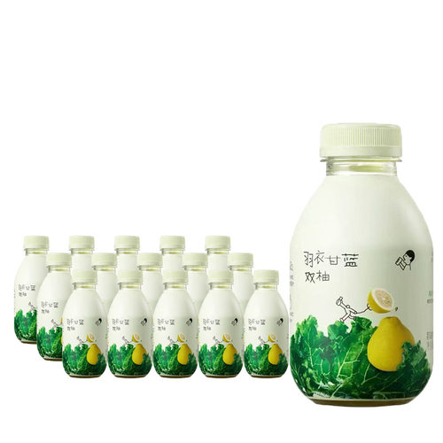 山姆冠名喜茶羽衣甘蓝双柚植物果蔬汁饮品350ml瓶装整箱原榨NFC苹