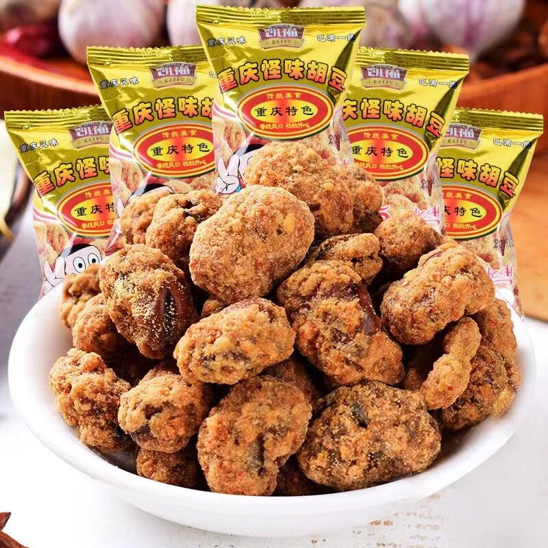 山姆冠名凯福怪味胡豆重庆风味即食蚕豆麻辣怪味豆休闲零食散装兰