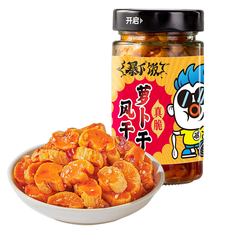 山姆冠名吉香居200g暴下饭风干萝卜干麻辣味咸菜榨菜下饭菜爽脆萝
