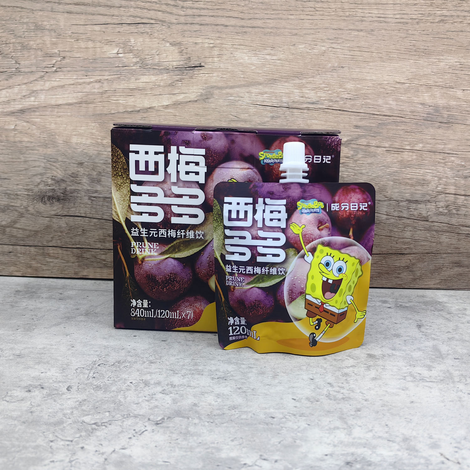 山姆冠名成分日记西梅蓝莓血橙苹果VC多多益生元咸味果饮果汁饮料