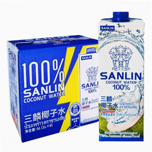 山姆冠名瓶果汁三麟椰青椰子水进口1L家泰国天然杰宏NFC电解质富