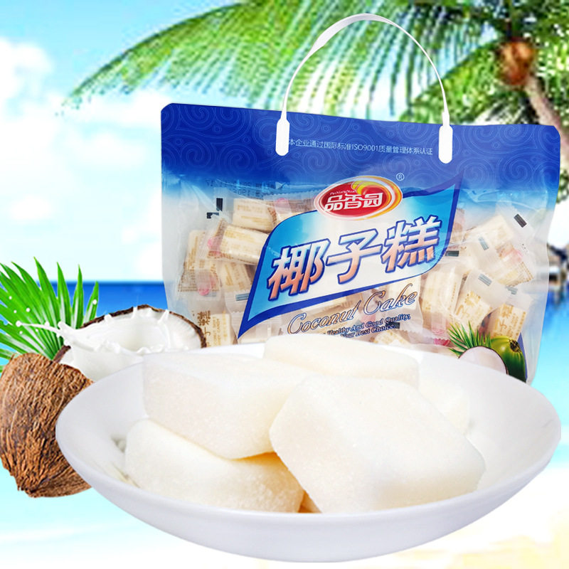 山姆冠名海南特产品香园椰子糕400g 水果软糖椰子糖休闲零食糕点