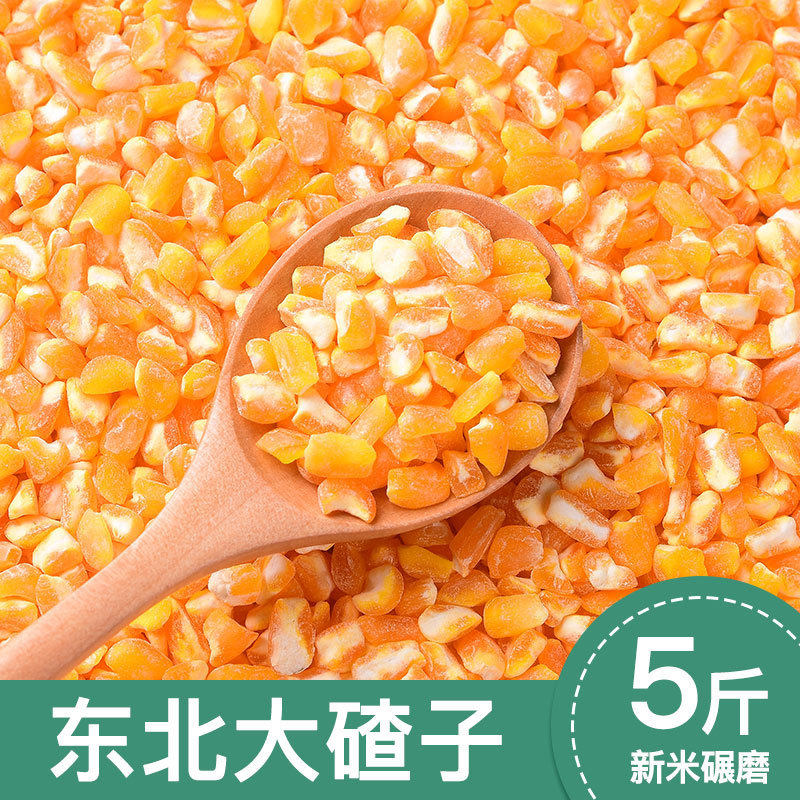 山姆冠名2026年新东北玉米碴大粒脱皮新鲜细糁碎渣笨粘糯芸豆笨大
