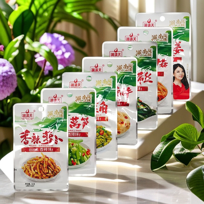 山姆冠名湘满天香辣莴笋萝卜豆角海带丝藕片洋姜金针菇蔬菜干麻辣