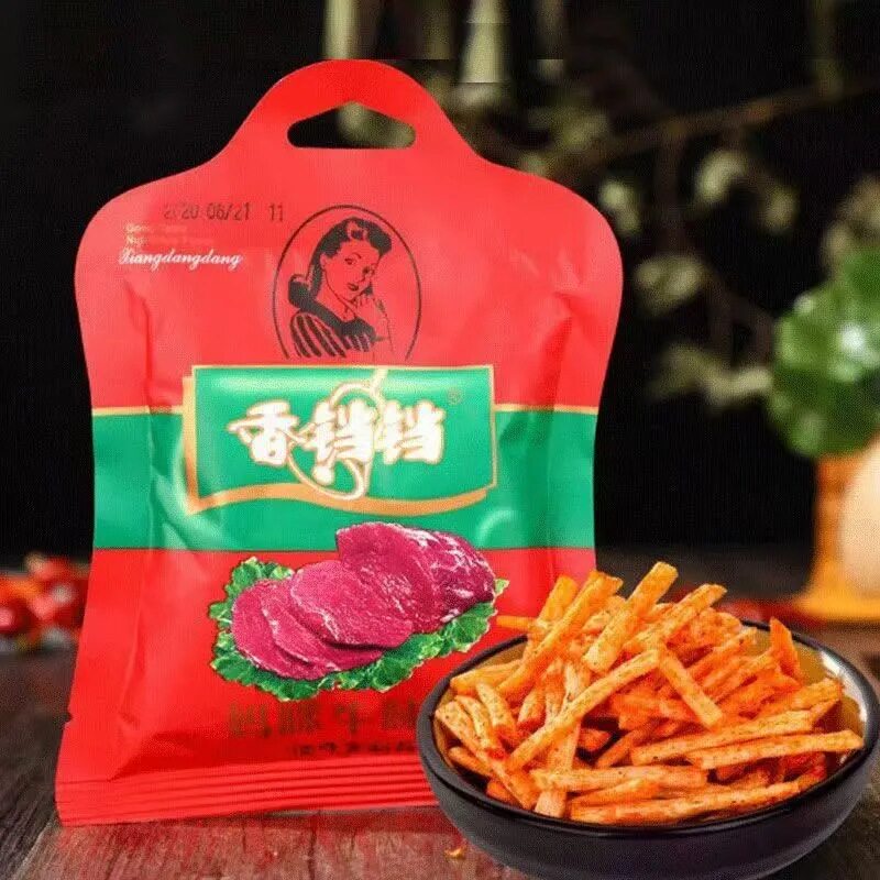 山姆冠名香铛铛妈咪牛味条18g 怀旧童年味道辣条麻辣休闲零食解馋