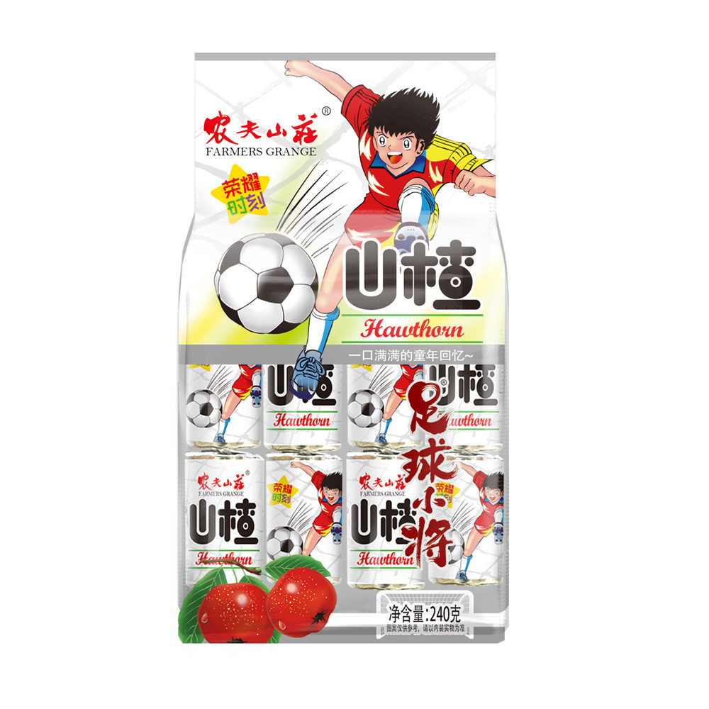 山姆冠名农夫山庄足球小将山楂片山楂干 休闲小零食甜酸开胃开袋