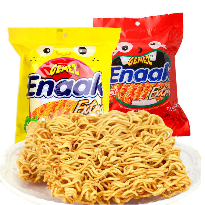 山姆冠名印尼进口GemezEnaak零食烧烤鸡肉味90g点心面干脆面小鸡