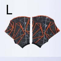 Черные нижние оранжевые полосы [L] (отправляйте ледяные рукава)