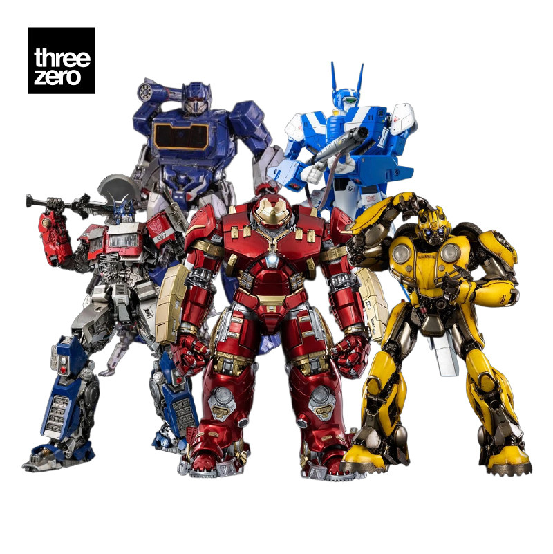 3A Threezero 变形金刚 DLX 擎天柱声波大黄蜂钢铁侠图片