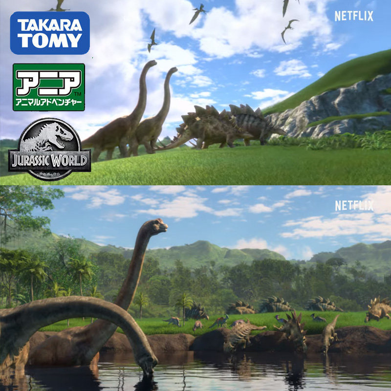 [특별 제공] TOMY TOMICA ANLIA 쥬라기 세계 시뮬레이션 동물 대군주 공룡 날개 스위프트 장난감