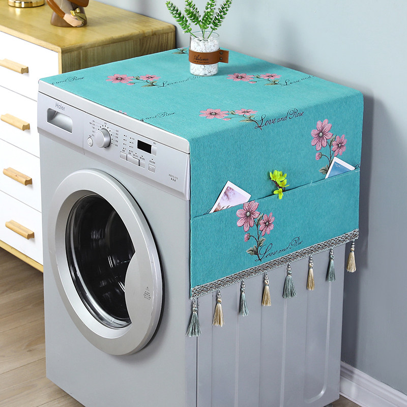 滚筒洗衣机罩防晒防尘盖布小天鹅海尔10公斤全自动式冰箱罩布通用