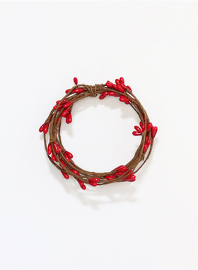 红色小果子长约2.5m长藤DIY圣诞节装饰 圣诞花环仿真浆果藤条