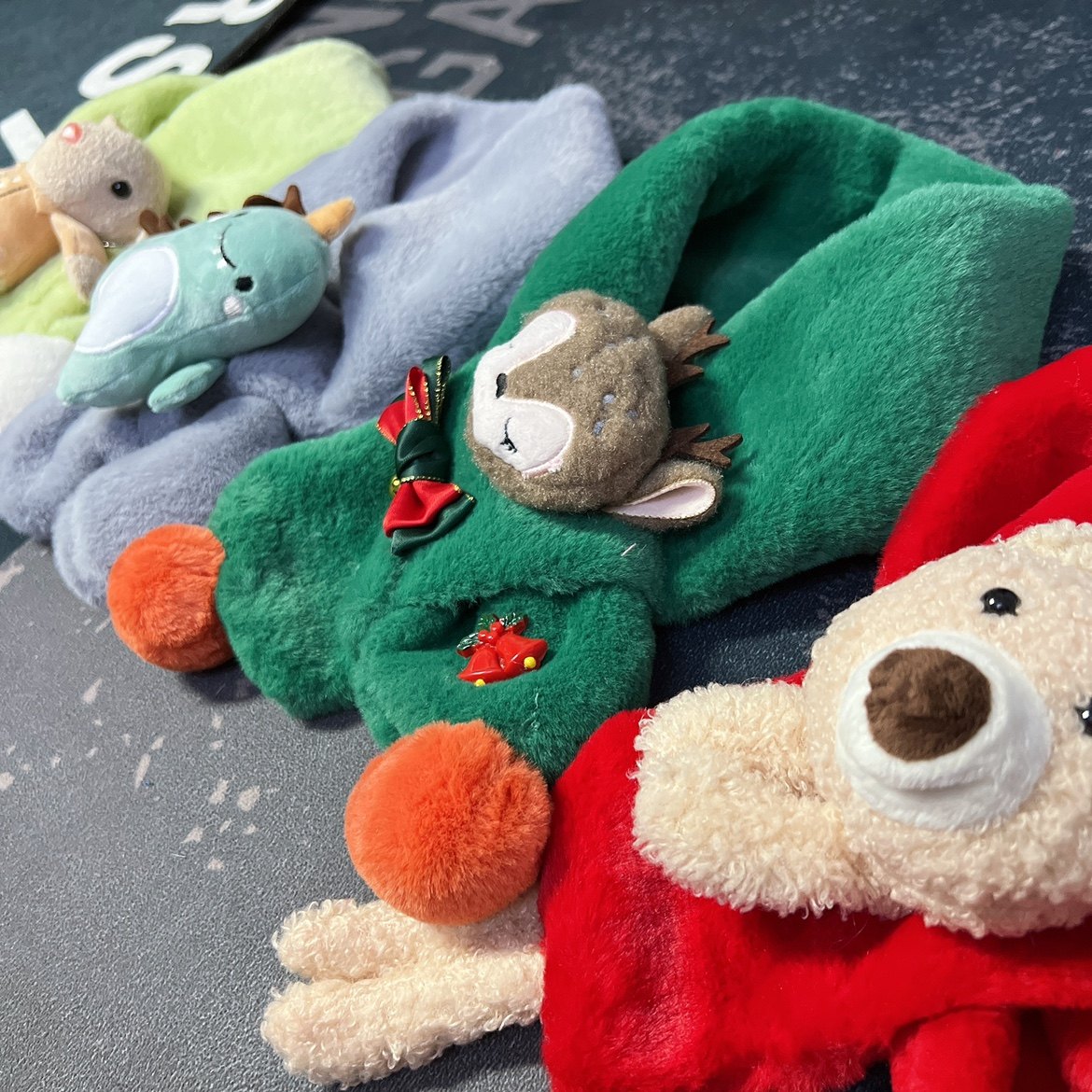 儿童卡通围巾男女宝宝毛绒卡通韩版学生冬季保暖围脖小孩围巾卡通,童装/婴儿装/亲子装,围巾,淘宝优惠券,粉丝福利购,淘宝优惠卷