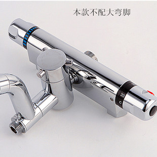 金牛浴缸龙头空气能自动控温阀纯铜洗澡三档妇洗喷枪恒温花洒套装