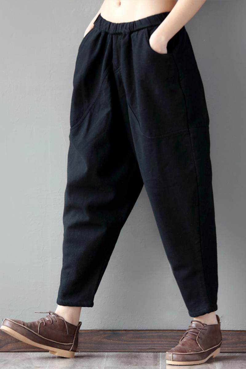 小耳出品新款大码棉麻九分裤哈伦裤文艺萝卜裤大码阔腿在类目 女装/女士精品, 裤子, 休闲裤中 - 来自Buy2taobao.com提供专业的淘宝代购服务