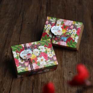 结婚创意喜糖盒复古纸盒牛皮纸糖盒手工皂礼物盒欧式婚礼婚庆用品