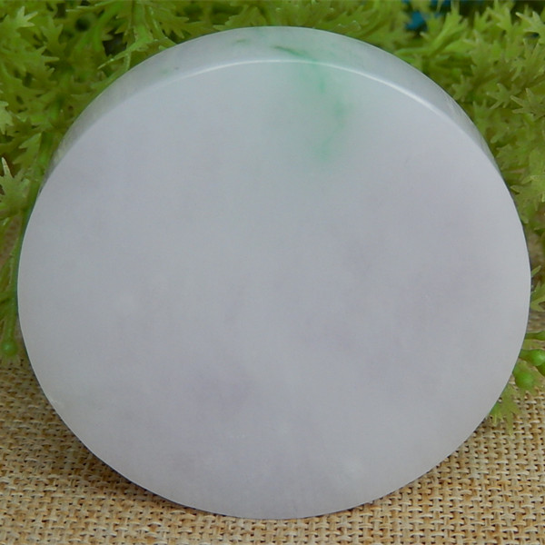 缅甸A货翡翠紫罗兰飘花手镯芯