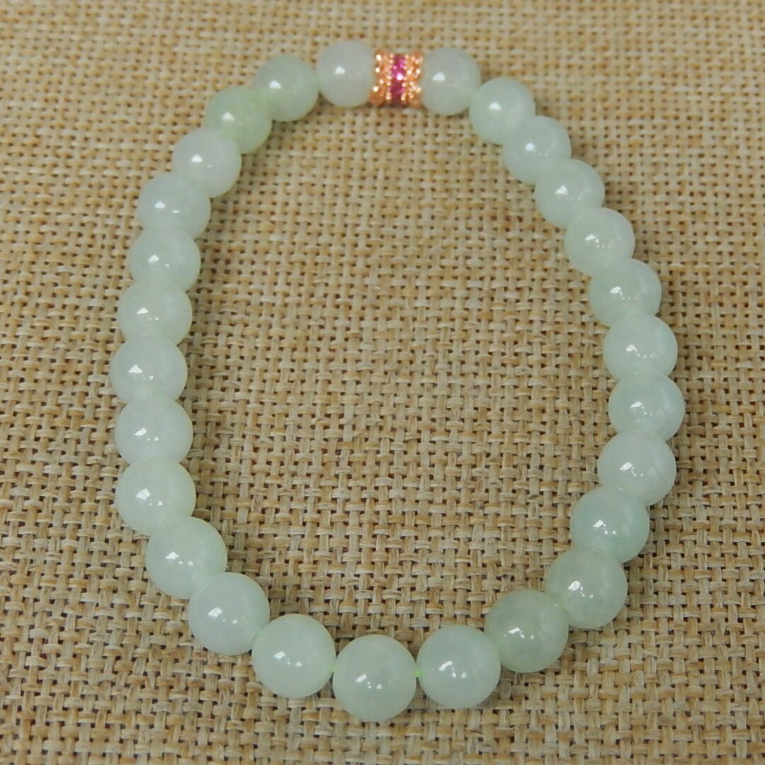 正品缅甸天然A货翡翠原石半明料玉石毛料冰糯种珠子手串手链K9800