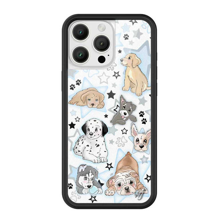 Wildflow联名小狗派对Puppy Party苹果16Pro手机壳适用iPhone15/14/13ProMax/12Plus手机壳WF欧美防摔保护套