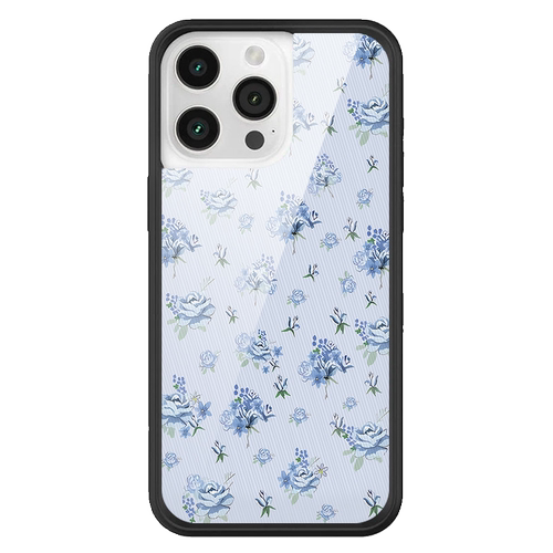 欧美flow联名勿忘我花卉苹果16Pro适用iPhone15/14/13ProMax/12Plus手机壳欧美时尚性感野花花WF防摔保护套17