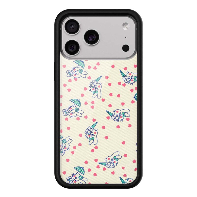 wf手机壳适用苹果手机壳甜心兔宝iPhone17promax手机壳16pro全包15硬壳14欧美13复古17pro防摔小猫花园