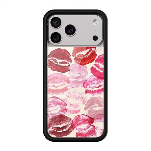 wf手机壳黄饱饱同款Kensington时尚唇印手机壳适用iPhone15/14/13ProMax/plus苹果16Pro欧美时尚防摔保护套17