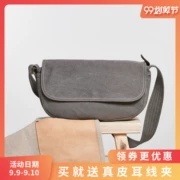 Cow XX Raz Men thương hiệu Tide Canvas dày Túi đeo vai đơn giản Thời trang Hàn Quốc Retro Art Men Ba lô - Túi của con người