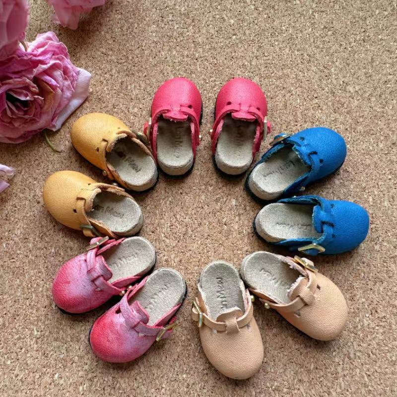 手工娃鞋植鞣革多色勃肯鞋