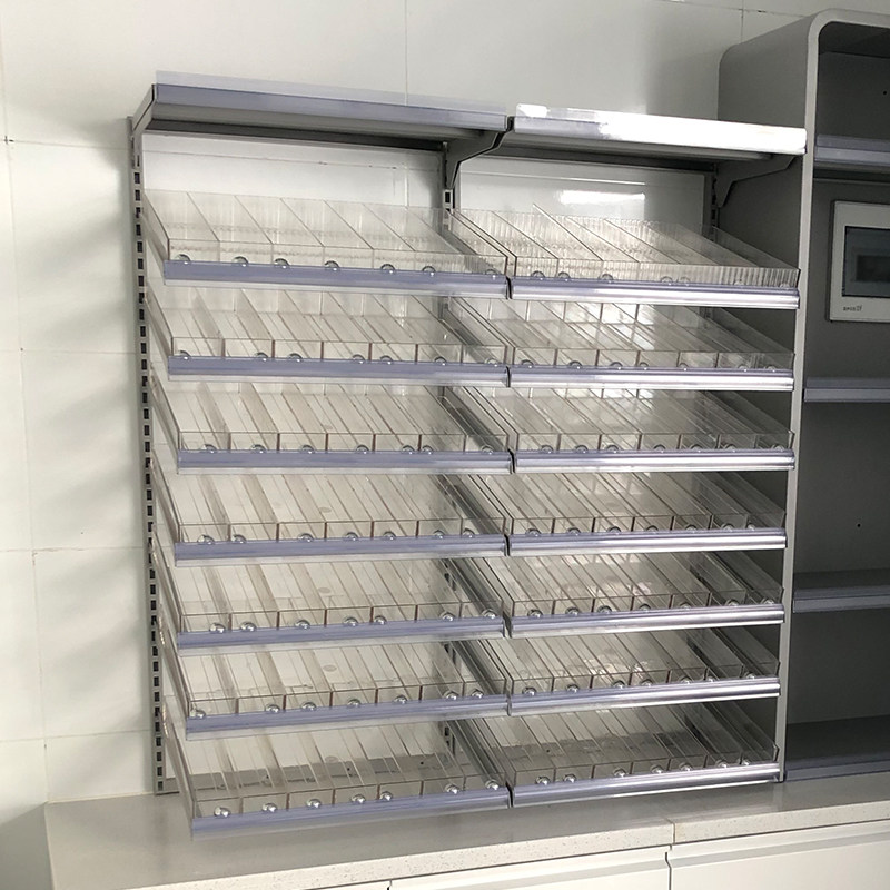 美宜佳便利店挂墙烟架烟盒推烟器烟柜悬挂烟层收银台前展架糖果架