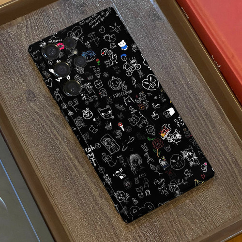 多体涂鸦适用三星s23ultra手机壳菲林全包边s25ultra/s24+硬壳s21/s22/s21u/s24ultra/A54/A53个性保护套