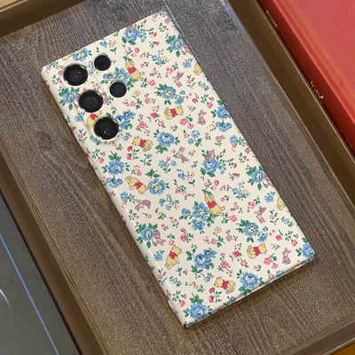 维尼熊适用三星s23ultra手机壳菲林全包边s25ultra/s24+硬壳s21/s22/s21u/note20ultra/A54/A53个性保护套