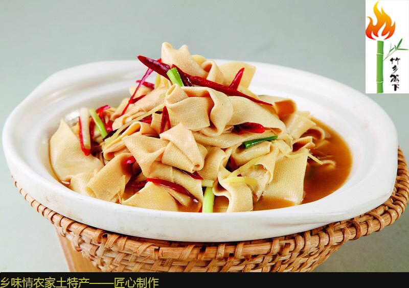 湖北崇阳农家特产豆制品干千张干豆皮干豆腐皮千豆腐丝腐竹无添加