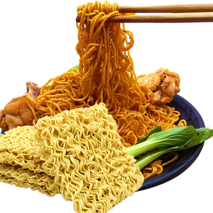 河南清真大碗面油炸速熟火锅面早餐麻辣烫炒面方便面饼整箱批发