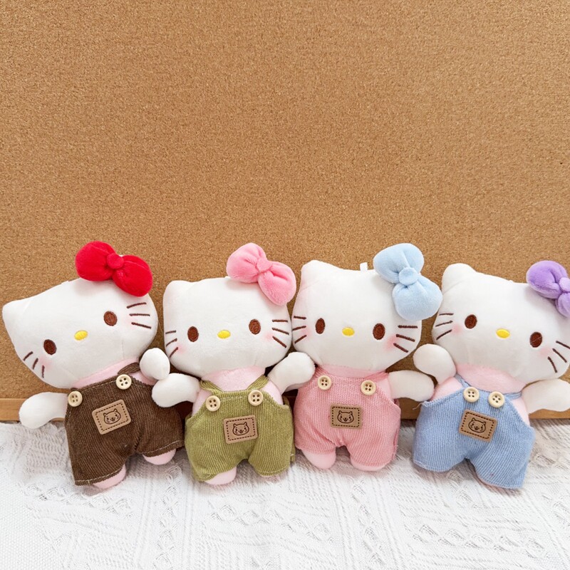 卡通玩偶KT猫钥匙扣毛绒公仔三丽欧helloKitty玩偶挂件娃娃机公仔