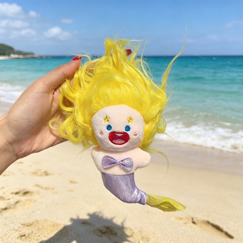 美人鱼毛绒玩偶小挂件背包书包挂件钥匙扣娃娃毛绒玩具公仔挂饰