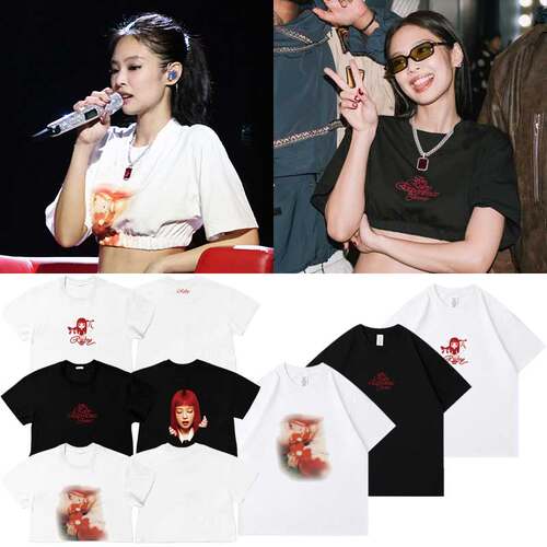 金珍妮2025TheRubyExperience演唱会周边JENNIE衣服同款短袖T恤夏