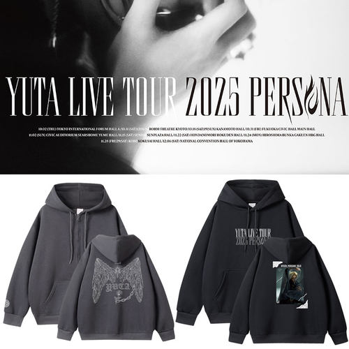 NCT127中本悠太演唱会YUTA2025PERSONA周边衣服同款卫衣拉链外套