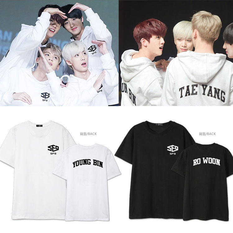 SF9组合出道专演唱会周边金路云姜熙同款短袖T恤打歌服